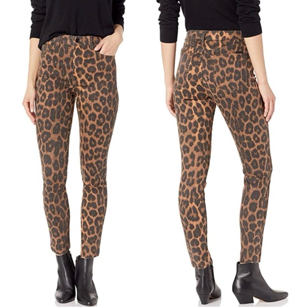 Joe’s Jeans, The Charlie, Leopard Print, Size 26 - Picture 4 of 11